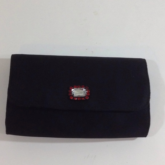 Handbags - Black satin cross body purse